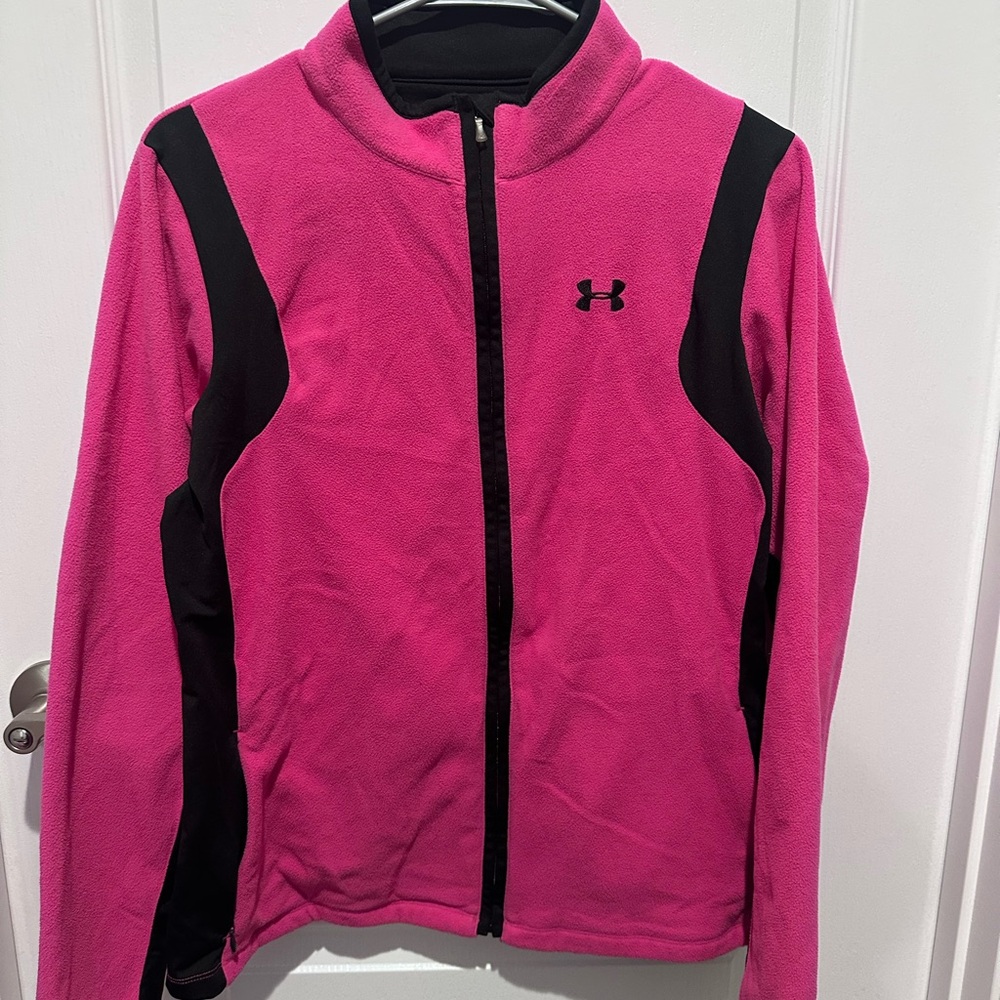 Under Armour Pink and Black ColdGear Jacket